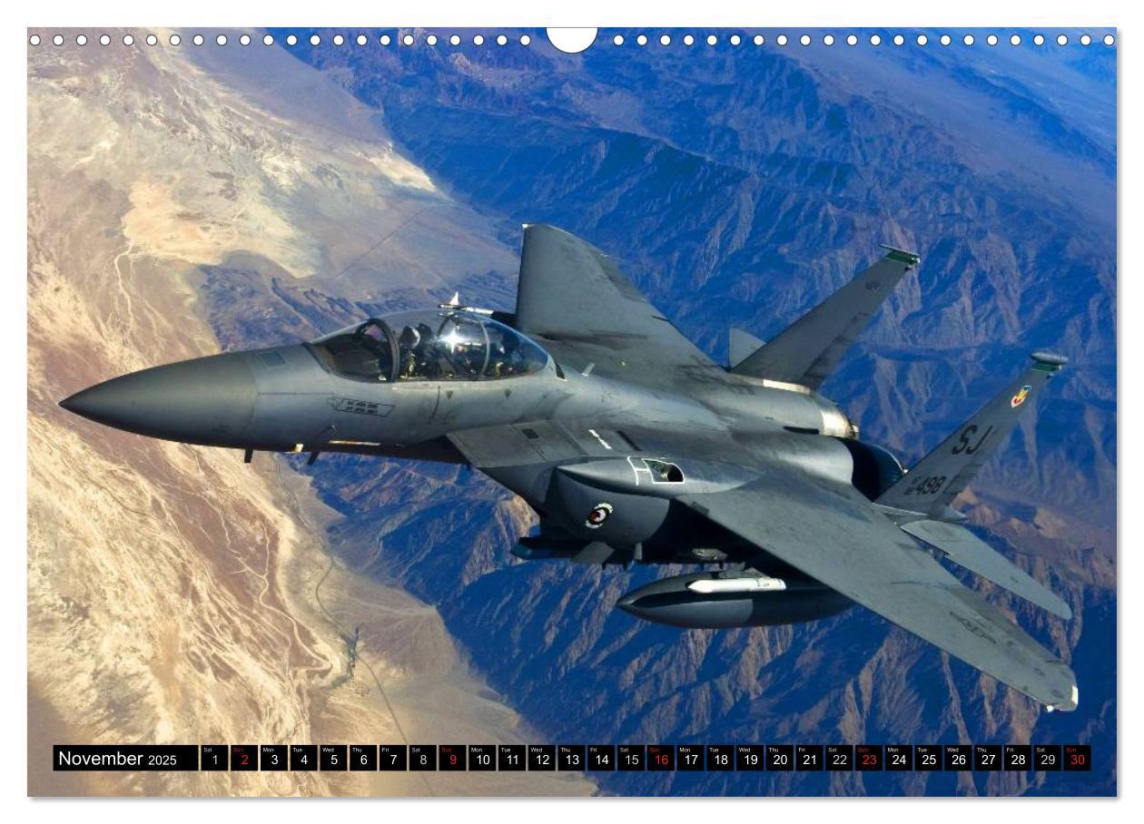 Bild: 9781325965946 | U.S. Aircraft - Fighting Jets (Wall Calendar 2025 DIN A3...