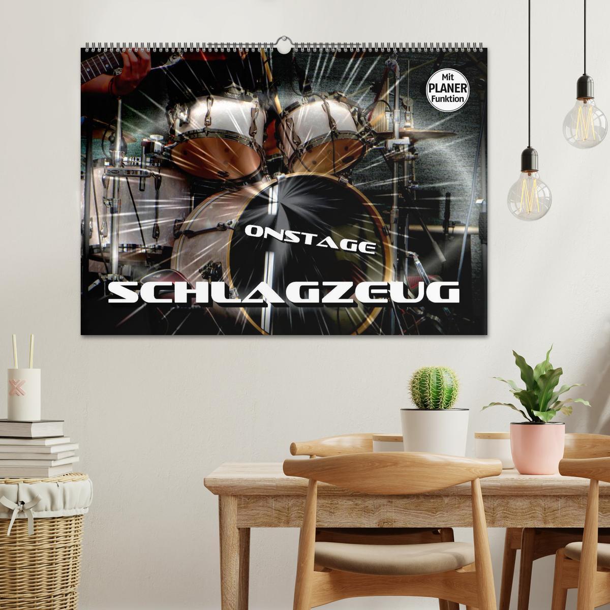 Bild: 9783435424474 | Schlagzeug onstage (Wandkalender 2025 DIN A2 quer), CALVENDO...