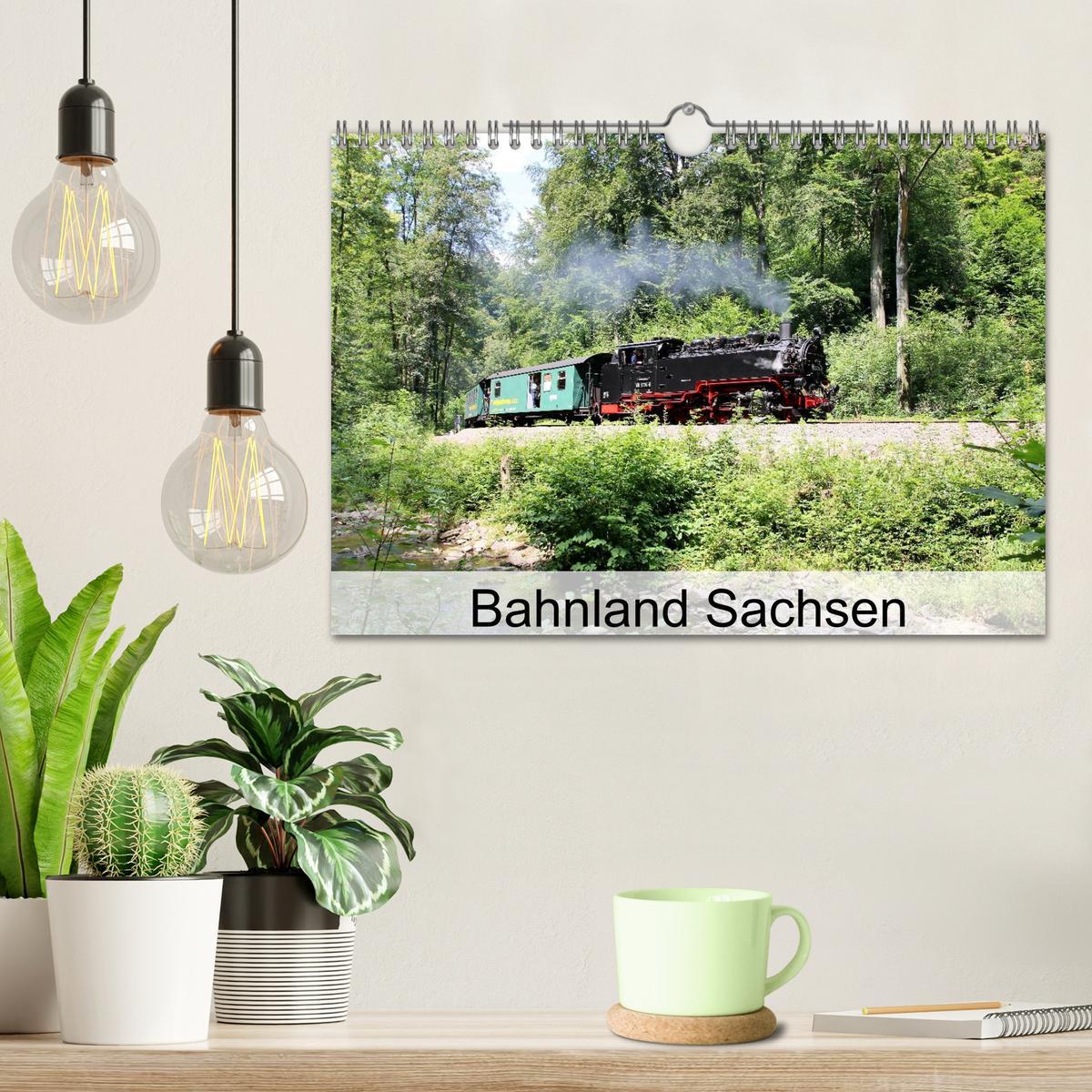 Bild: 9783435465279 | Bahnland Sachsen (Wandkalender 2025 DIN A4 quer), CALVENDO...