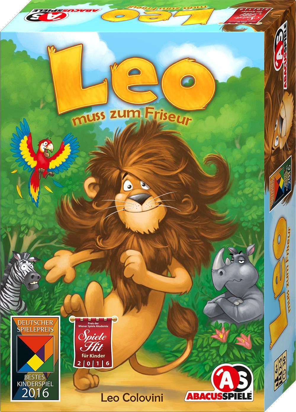 Cover: 4011898041613 | Leo muss zum Friseur | Leo Colovini | Spiel | Brettspiel | Deutsch