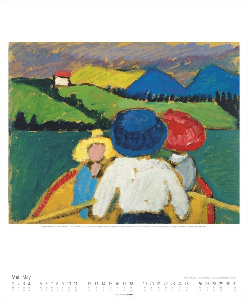 Bild: 9783839900192 | Gabriele Münter Kalender 2025 | Gabriele Münter | Kalender | 14 S.