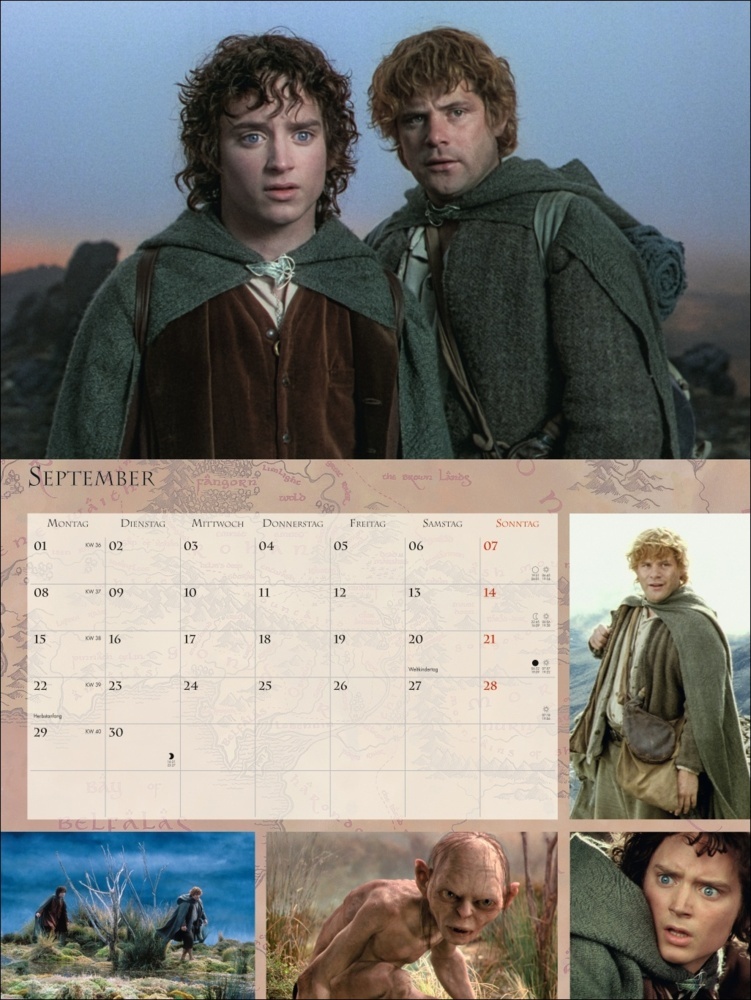 Bild: 9783756404988 | Der Herr der Ringe Broschur XL Kalender 2025 | Kalender | 28 S. | 2025