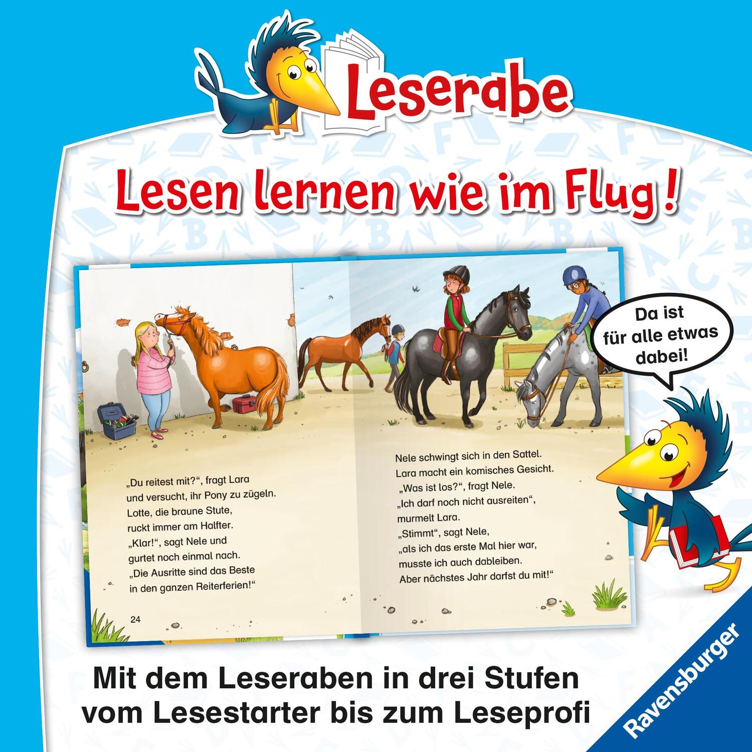 Bild: 9783473462056 | Beste Freundinnen auf dem Reiterhof - lesen lernen mit dem Leserabe...