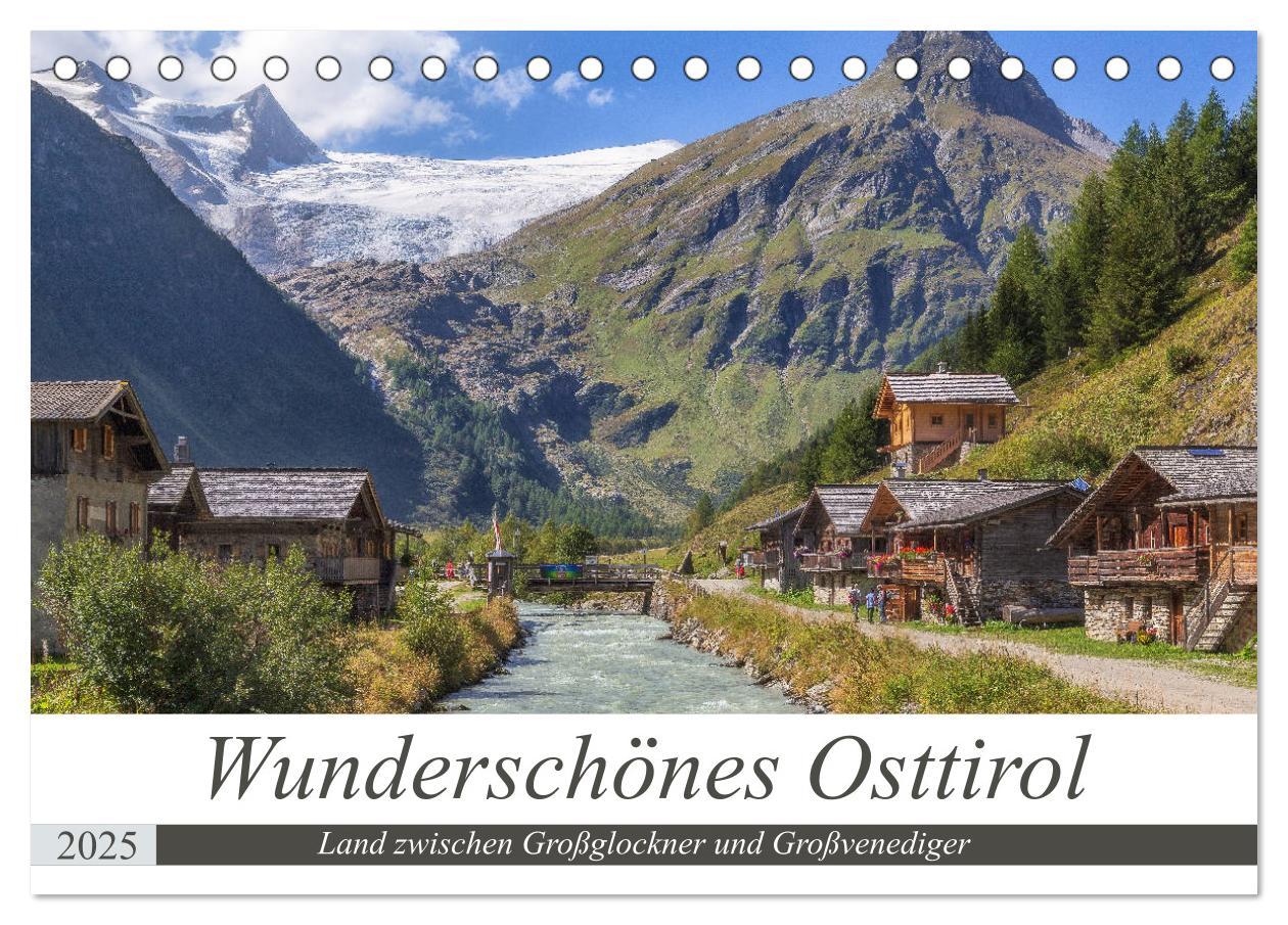 Cover: 9783435199365 | Wunderschönes Osttirol (Tischkalender 2025 DIN A5 quer), CALVENDO...