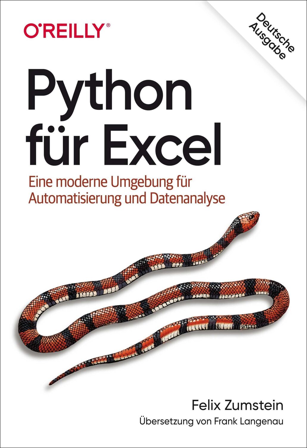 Cover: 9783960091974 | Python für Excel | Felix Zumstein | Taschenbuch | Animals | 344 S.