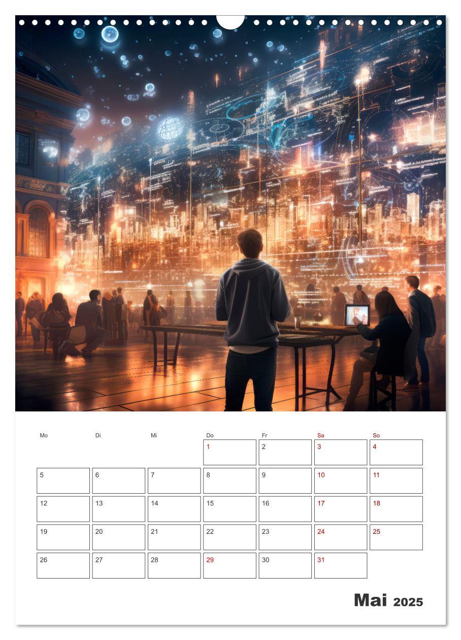 Bild: 9783435850020 | METAVERSE Cooler Terminplaner (Wandkalender 2025 DIN A3 hoch),...