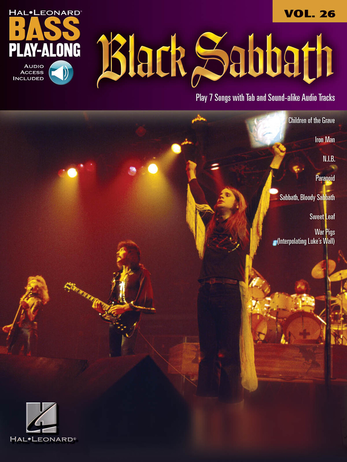 Cover: 884088406929 | Black Sabbath | Bass Play-Along Volume 26 | Bass Play-Along | 2009