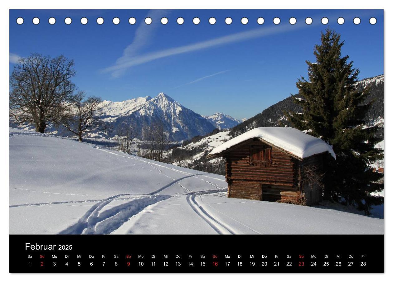 Bild: 9783435769797 | Berner Oberland (Tischkalender 2025 DIN A5 quer), CALVENDO...