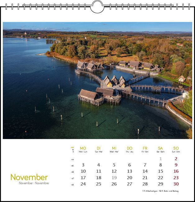 Bild: 9783861924081 | Westlicher Bodensee 2025 | Postkarten-Tischkalender | Fotografen