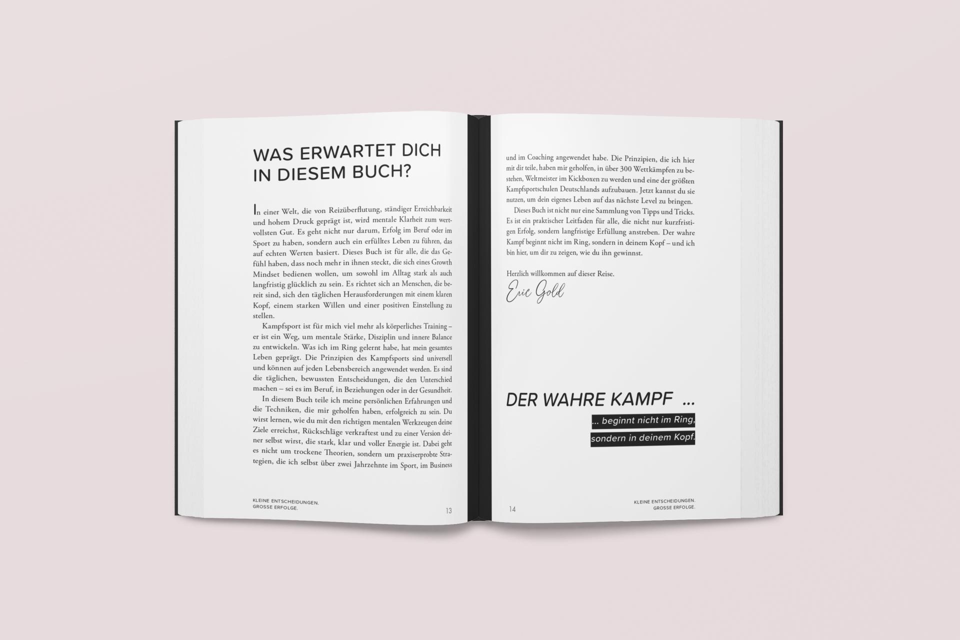 Bild: 9783910385429 | Kleine Entscheidungen, große Erfolge. | Eric Gold | Taschenbuch | 2024