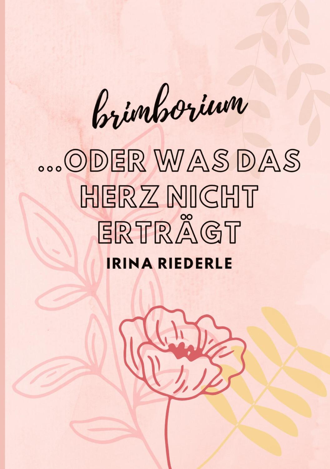 Cover: 9783347459106 | Brimborium...oder was das Herz nicht erträgt | Irina Riederle | Buch