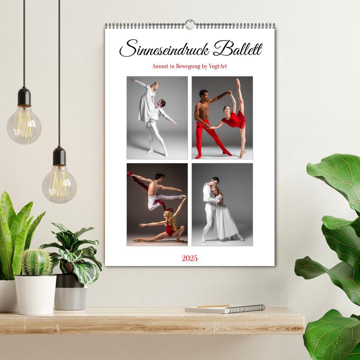 Bild: 9783435893140 | Sinneseindruck Ballett (Wandkalender 2025 DIN A2 hoch), CALVENDO...