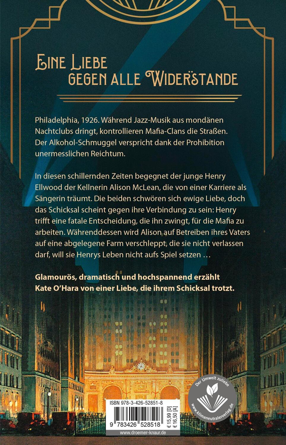 Rückseite: 9783426528518 | Für ewig und eine Nacht | Roman | Kate O'Hara | Taschenbuch | 624 S.