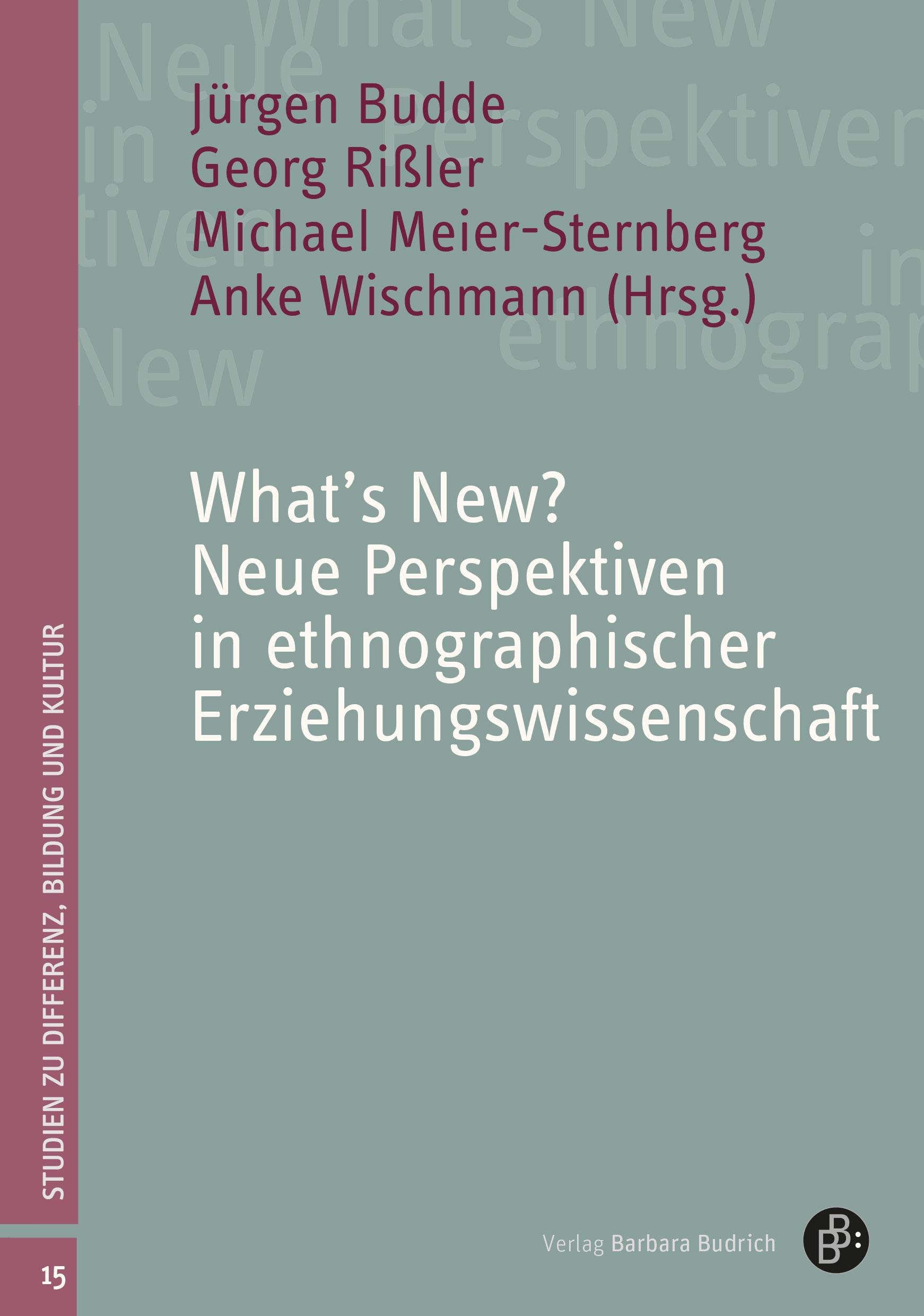 Cover: 9783847430384 | What's New? Neue Perspektiven in ethnographischer...