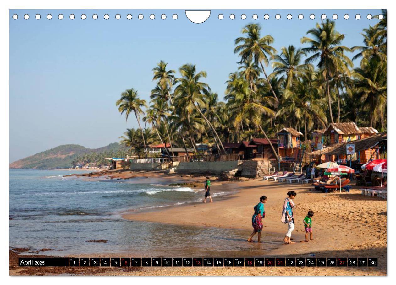 Bild: 9783435626557 | Indien - Goa (Wandkalender 2025 DIN A4 quer), CALVENDO Monatskalender