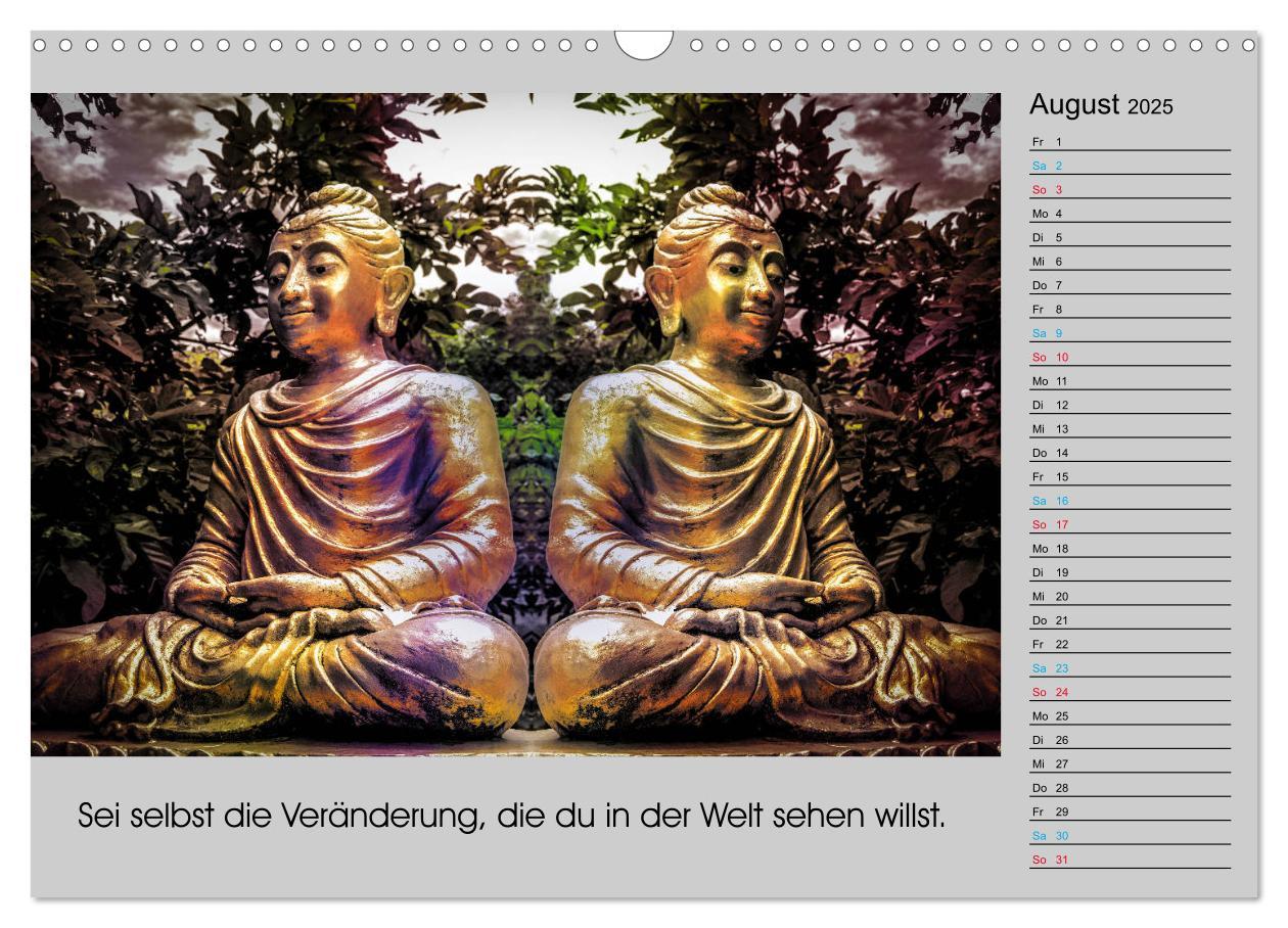 Bild: 9783435301690 | Lebenskraft Buddha (Wandkalender 2025 DIN A3 quer), CALVENDO...