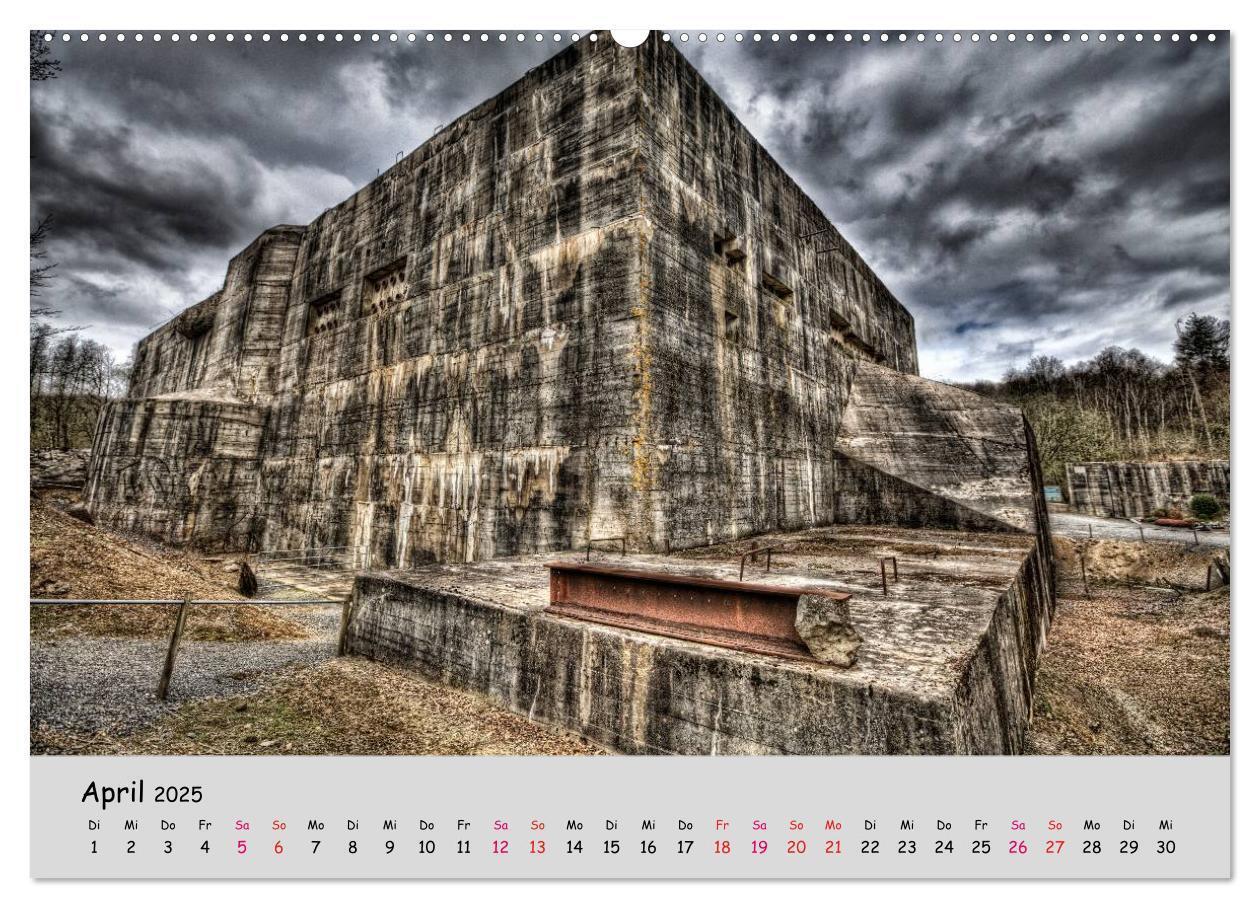 Bild: 9783435645381 | Bunker Zeitzeugen der Geschichte (Wandkalender 2025 DIN A2 quer),...