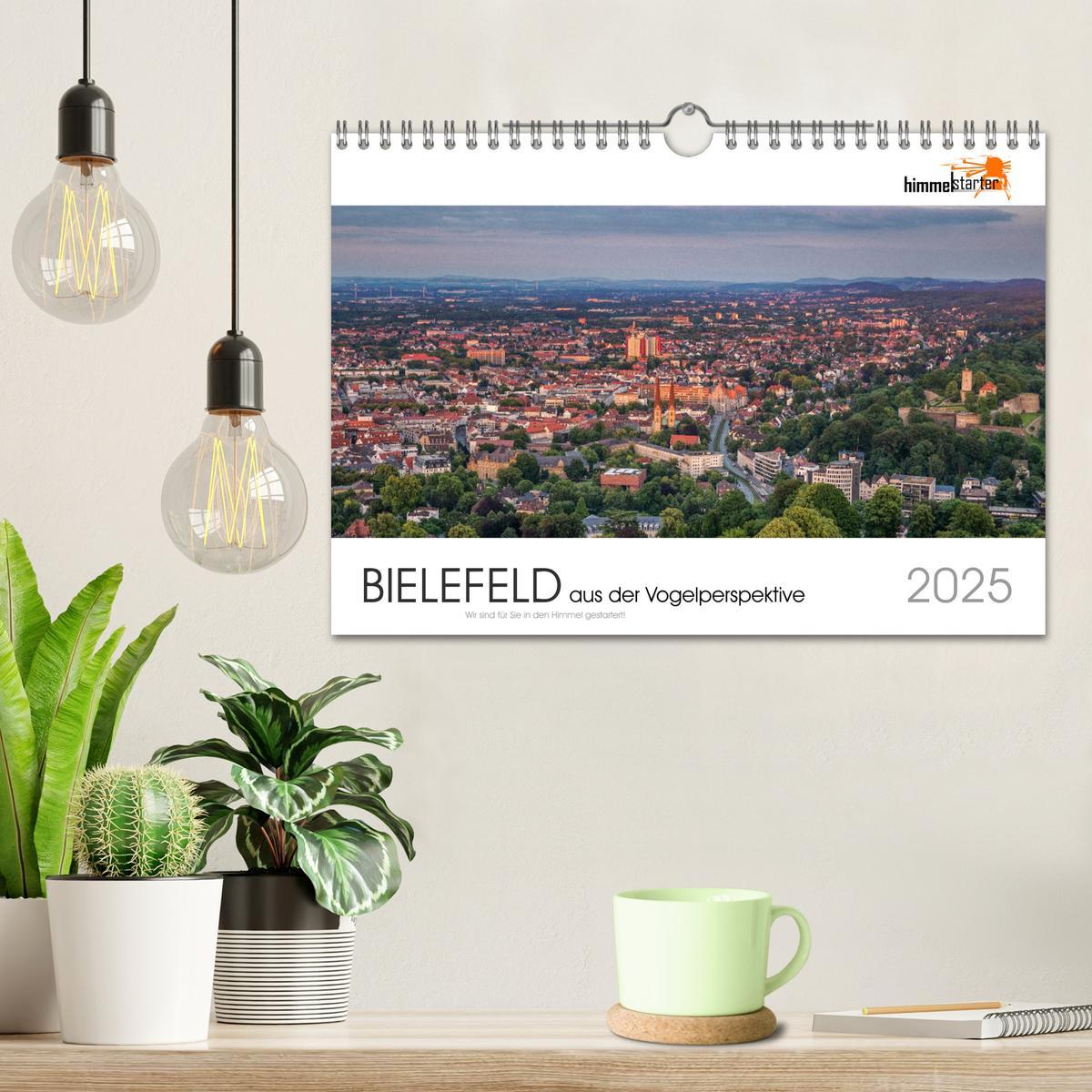 Bild: 9783435451968 | BIELEFELD aus der Vogelperspektive (Wandkalender 2025 DIN A4 quer),...