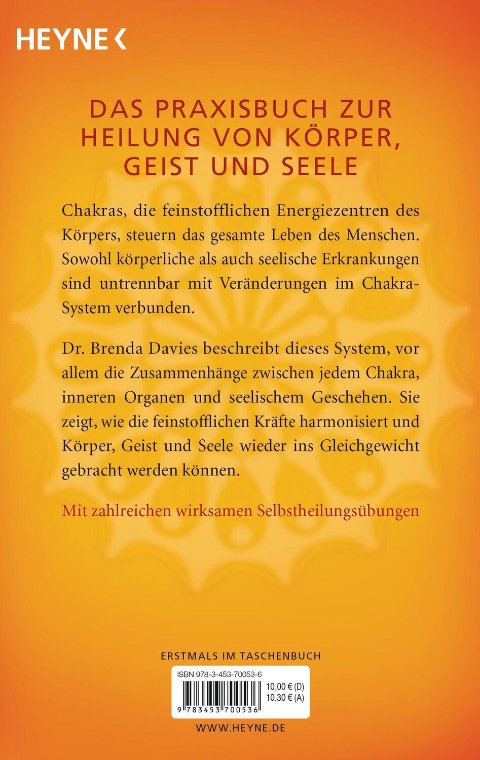 Bild: 9783453700536 | Chakras | Tore zur Seele | Brenda Davies | Taschenbuch | Deutsch