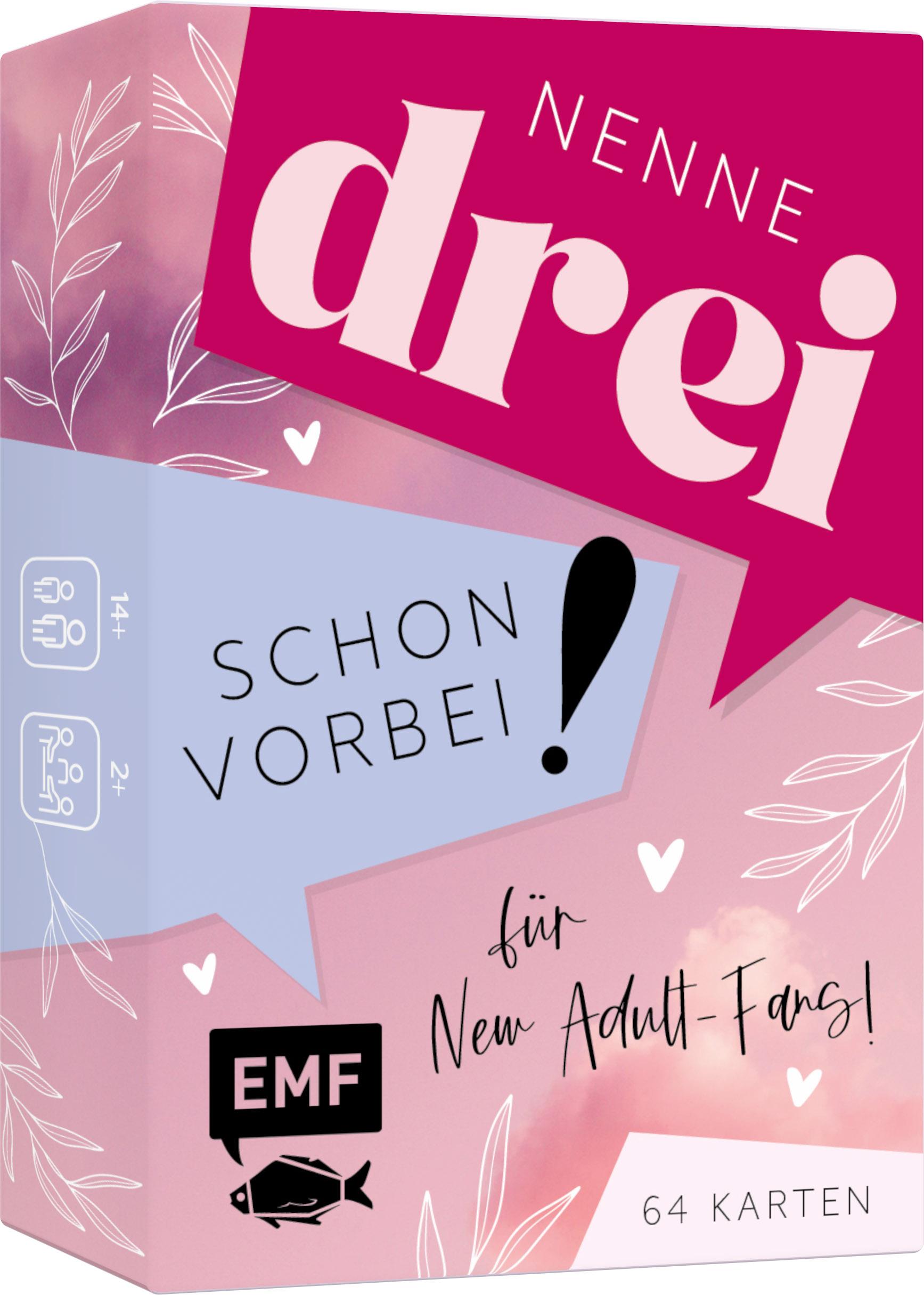 Cover: 4260478342835 | Kartenspiel: Nenne drei - schon vorbei! ... für New Adult-Fans! | 2024