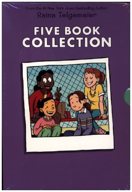 Cover: 9781338725124 | Raina Telgemeier Five Book Collection: Smile, Drama, Sisters,...