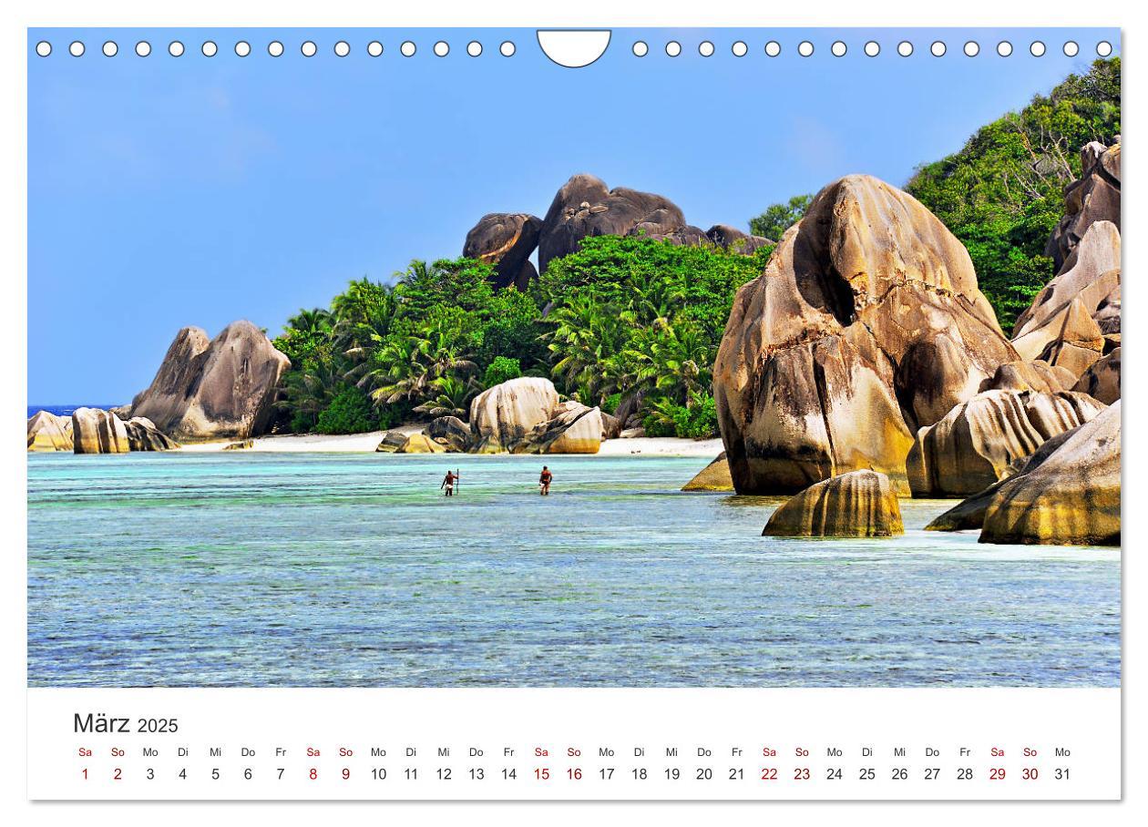 Bild: 9783435440511 | Traumstrände der Seychellen (Wandkalender 2025 DIN A4 quer),...