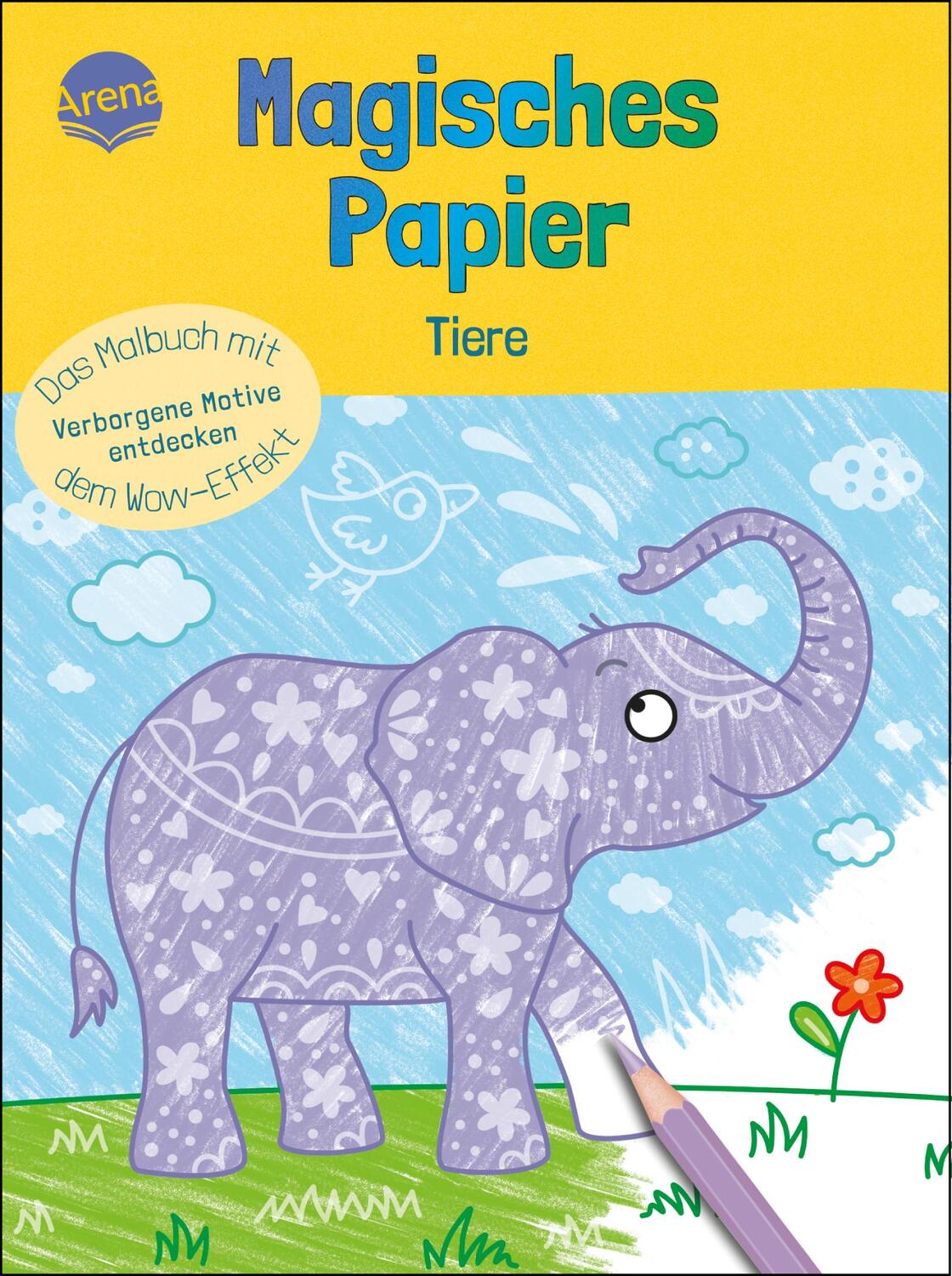 Cover: 9783401719375 | Magisches Papier - Das Malbuch mit dem Wow-Effekt. Tiere | Röhling