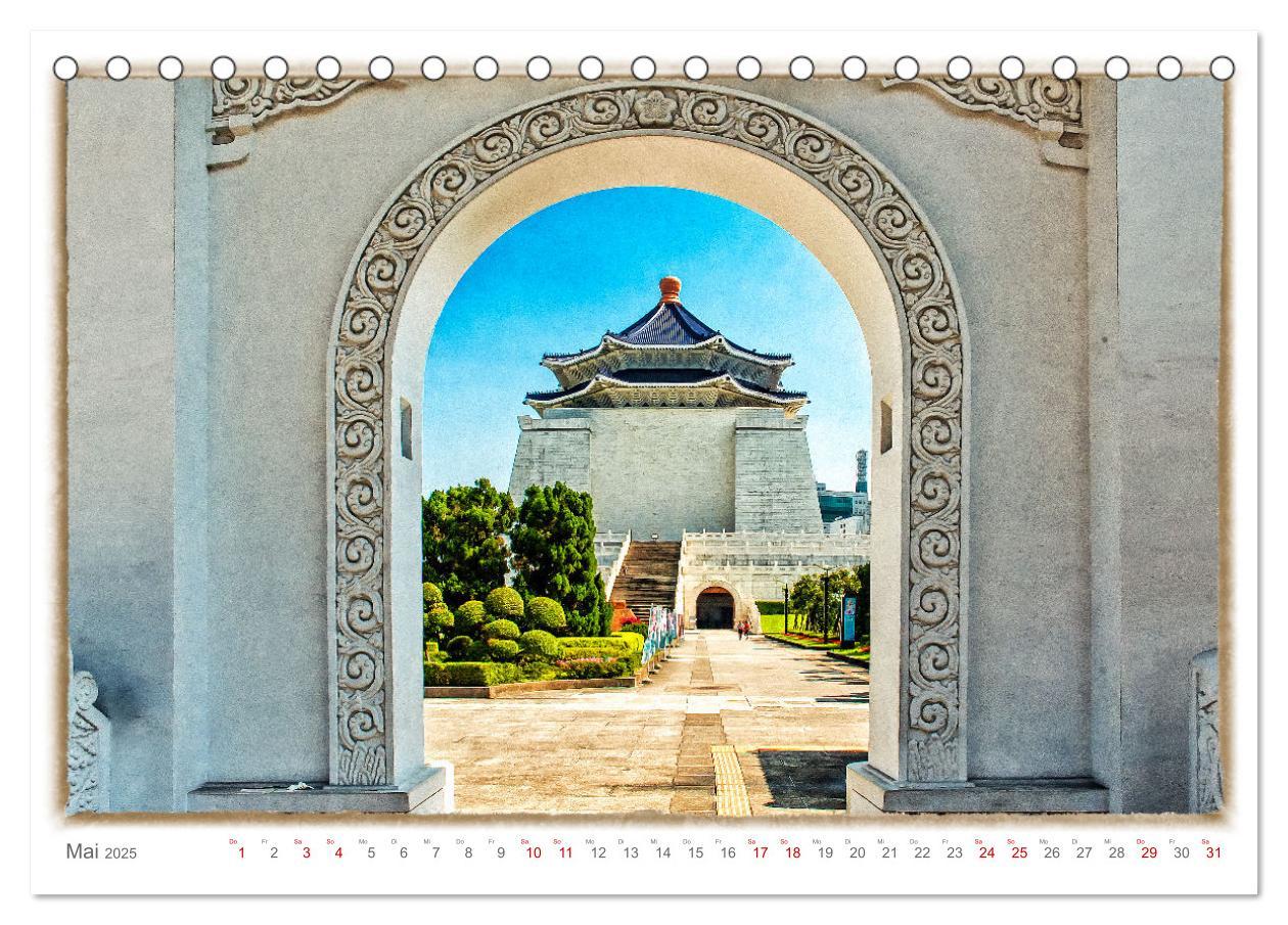 Bild: 9783383911590 | Taipeh, Hauptstadt von Taiwan (Tischkalender 2025 DIN A5 quer),...