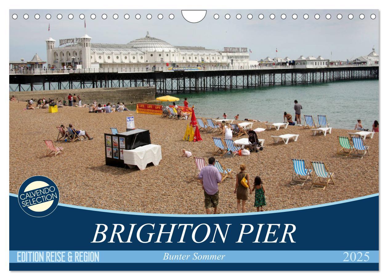 Cover: 9783435402786 | Brighton Pier Bunter Sommer (Wandkalender 2025 DIN A4 quer),...