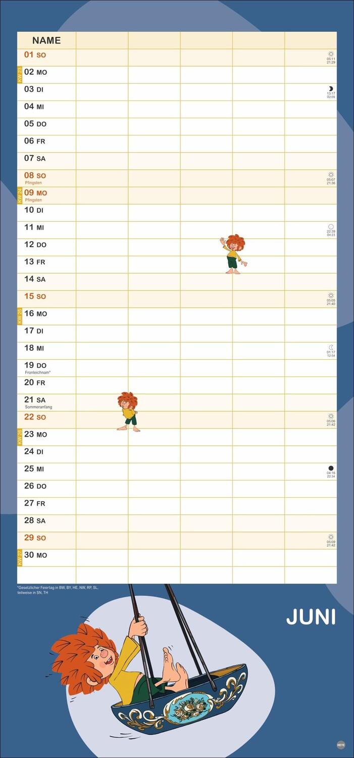 Bild: 9783756413478 | Pumuckl Familienplaner 2025 | Kalender | Spiralbindung | 15 S. | 2025