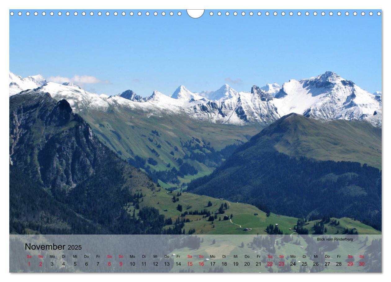 Bild: 9783435289967 | Saanenland. Ein Kalender aus dem Berner Oberland (Wandkalender 2025...