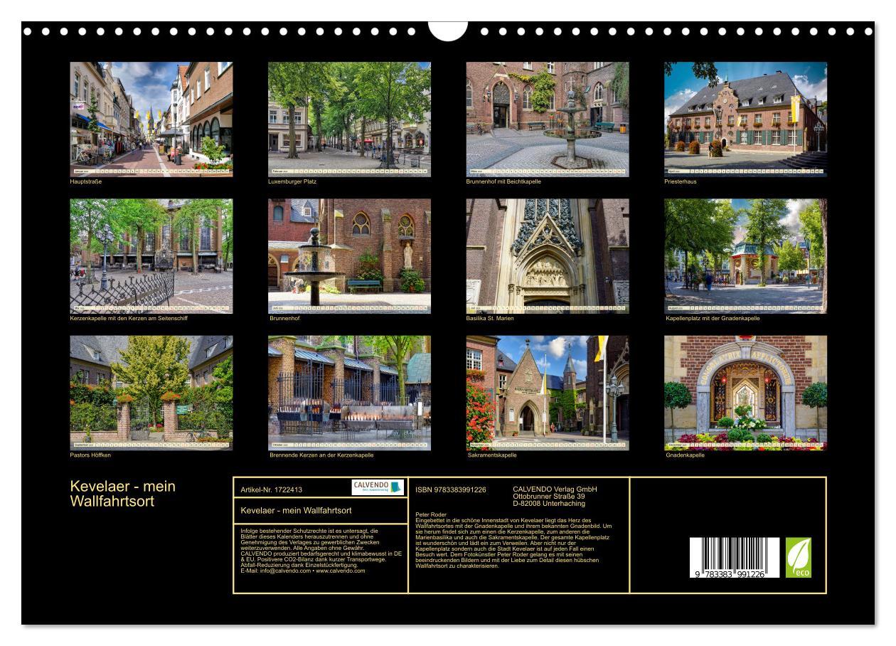 Bild: 9783383991226 | Kevelaer - mein Wallfahrtsort (Wandkalender 2025 DIN A3 quer),...