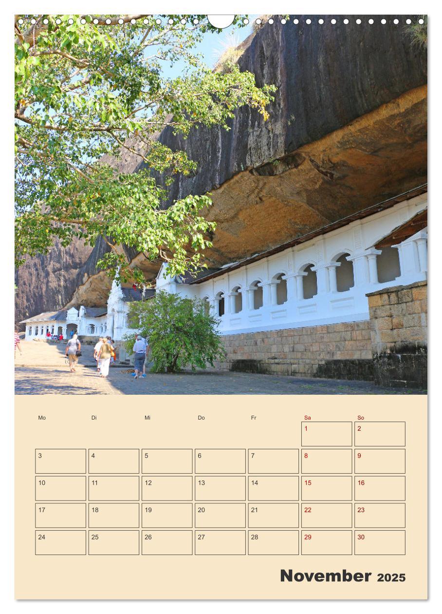 Bild: 9783435884612 | Sri Lanka - Terminplaner (Wandkalender 2025 DIN A3 hoch), CALVENDO...