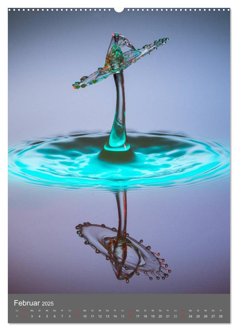 Bild: 9783457055939 | Liquid Art, Highspeed Tropfenfotografie (Wandkalender 2025 DIN A2...