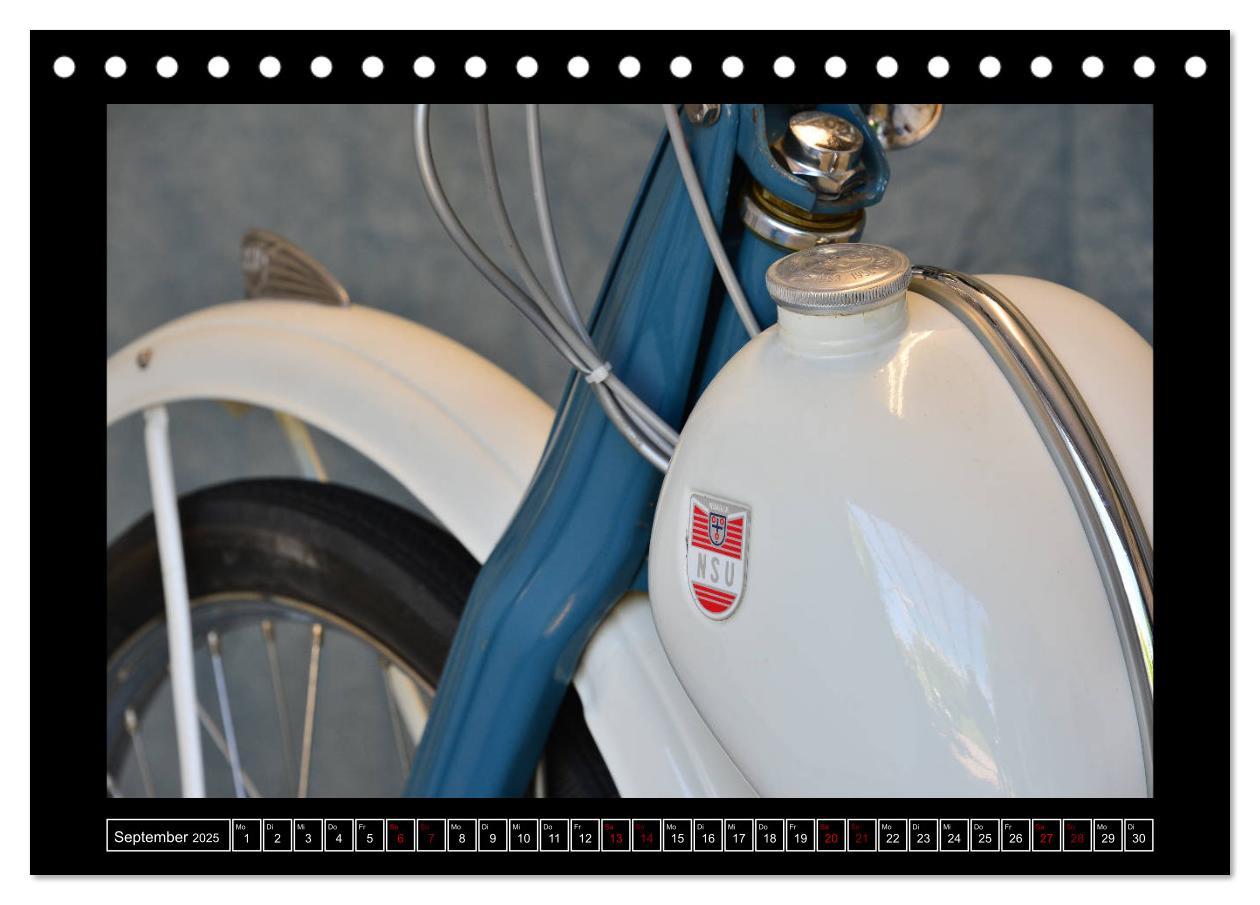 Bild: 9783435404100 | NSU Quickly - Mein Moped (Tischkalender 2025 DIN A5 quer), CALVENDO...