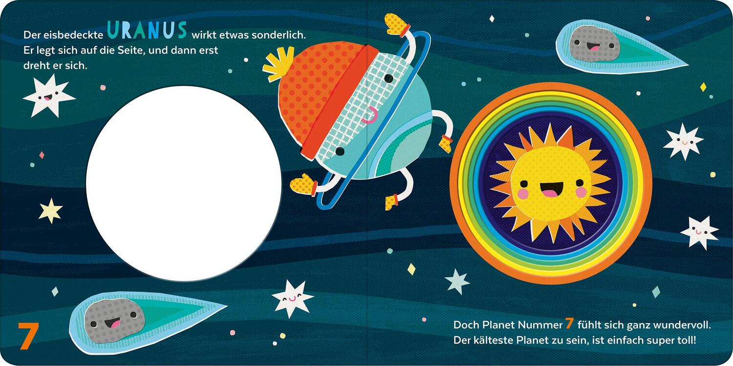 Bild: 9783328301097 | Unsere 8 Planeten | Pappbilderbuch mit Stanzung ab 3 Jahren | Ferrie