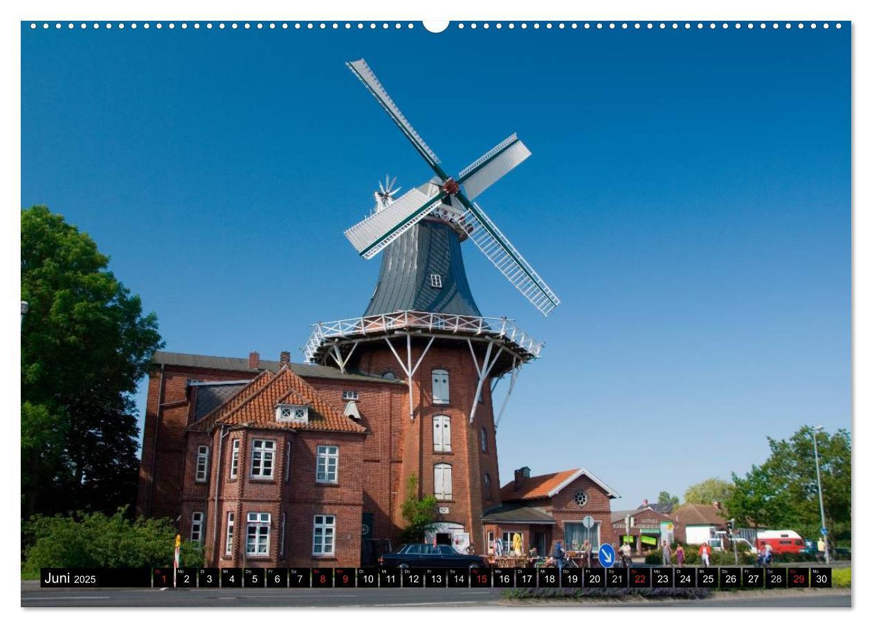 Bild: 9783435737307 | Windmühlen in Deutschland (Wandkalender 2025 DIN A2 quer), CALVENDO...