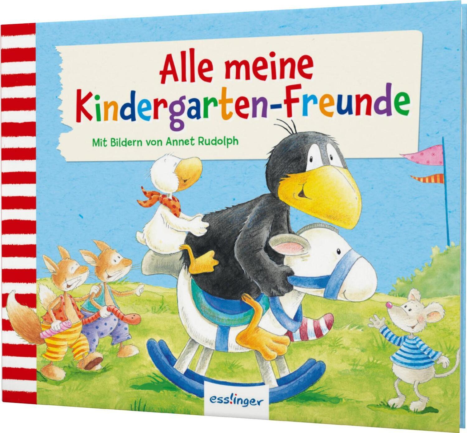 Cover: 9783480238316 | Der kleine Rabe Socke: Alle meine Kindergarten-Freunde | Annet Rudolph