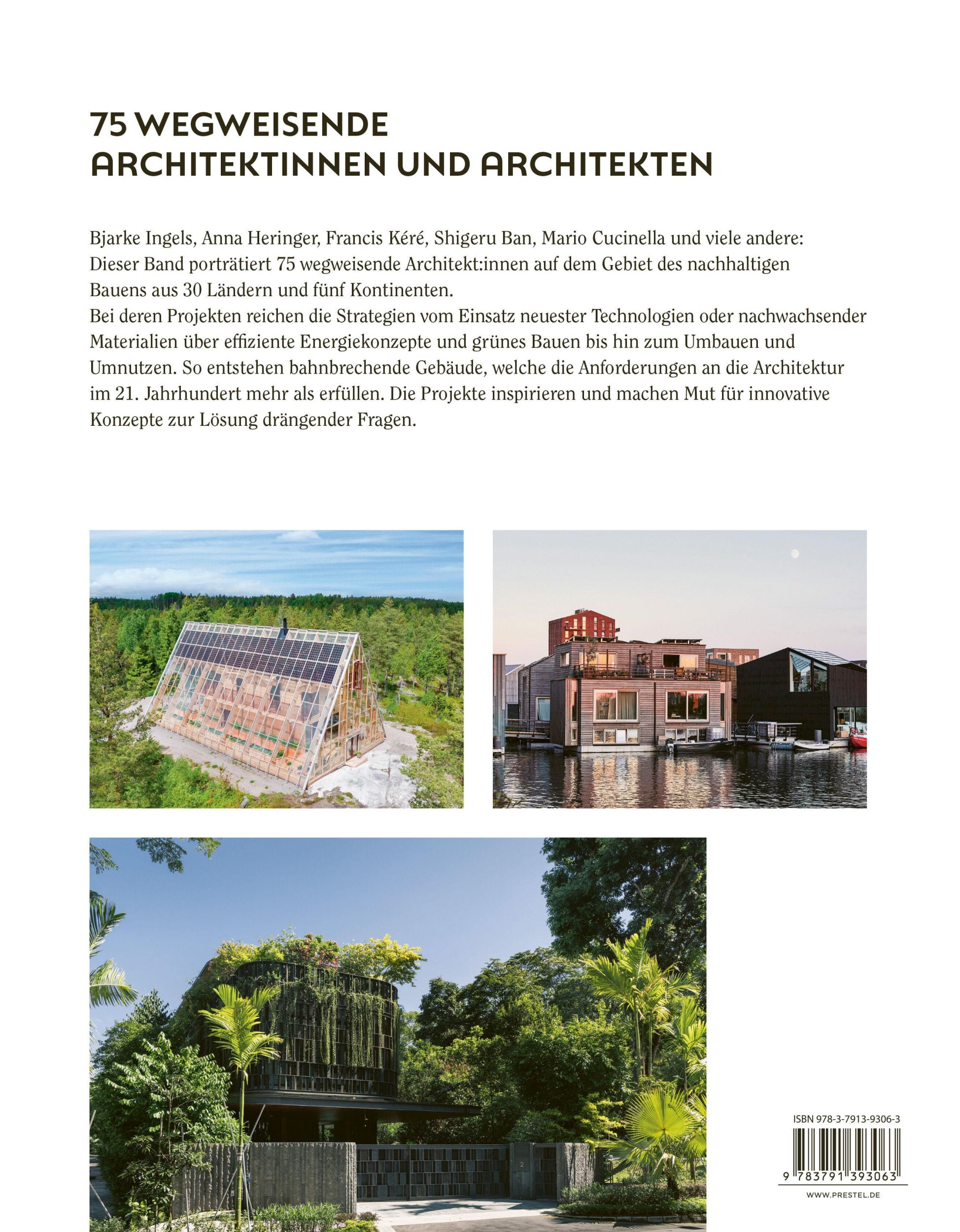 Bild: 9783791393063 | Architektur für eine nachhaltige Welt | Agata Toromanoff | Taschenbuch