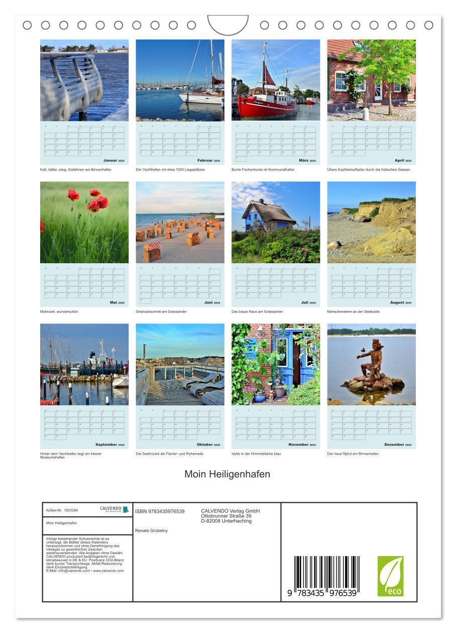 Bild: 9783435976539 | Moin Heiligenhafen (Wandkalender 2025 DIN A4 hoch), CALVENDO...