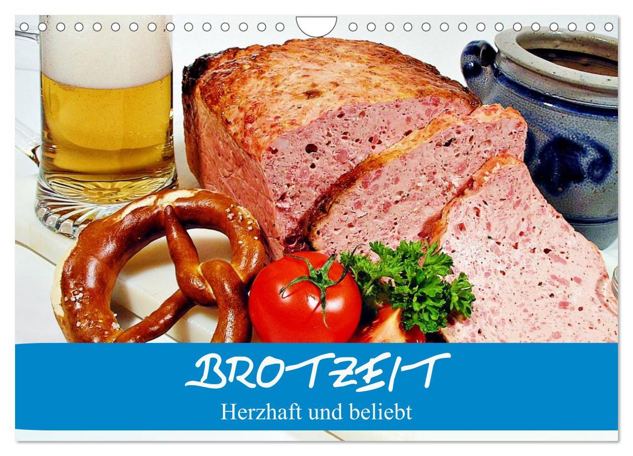 Cover: 9783435505708 | Brotzeit. Herzhaft und beliebt (Wandkalender 2025 DIN A4 quer),...