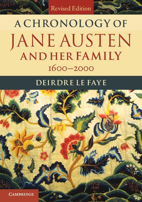 Cover: 9781107615120 | A Chronology of Jane Austen and her Family | Deirdre Le Faye | Buch