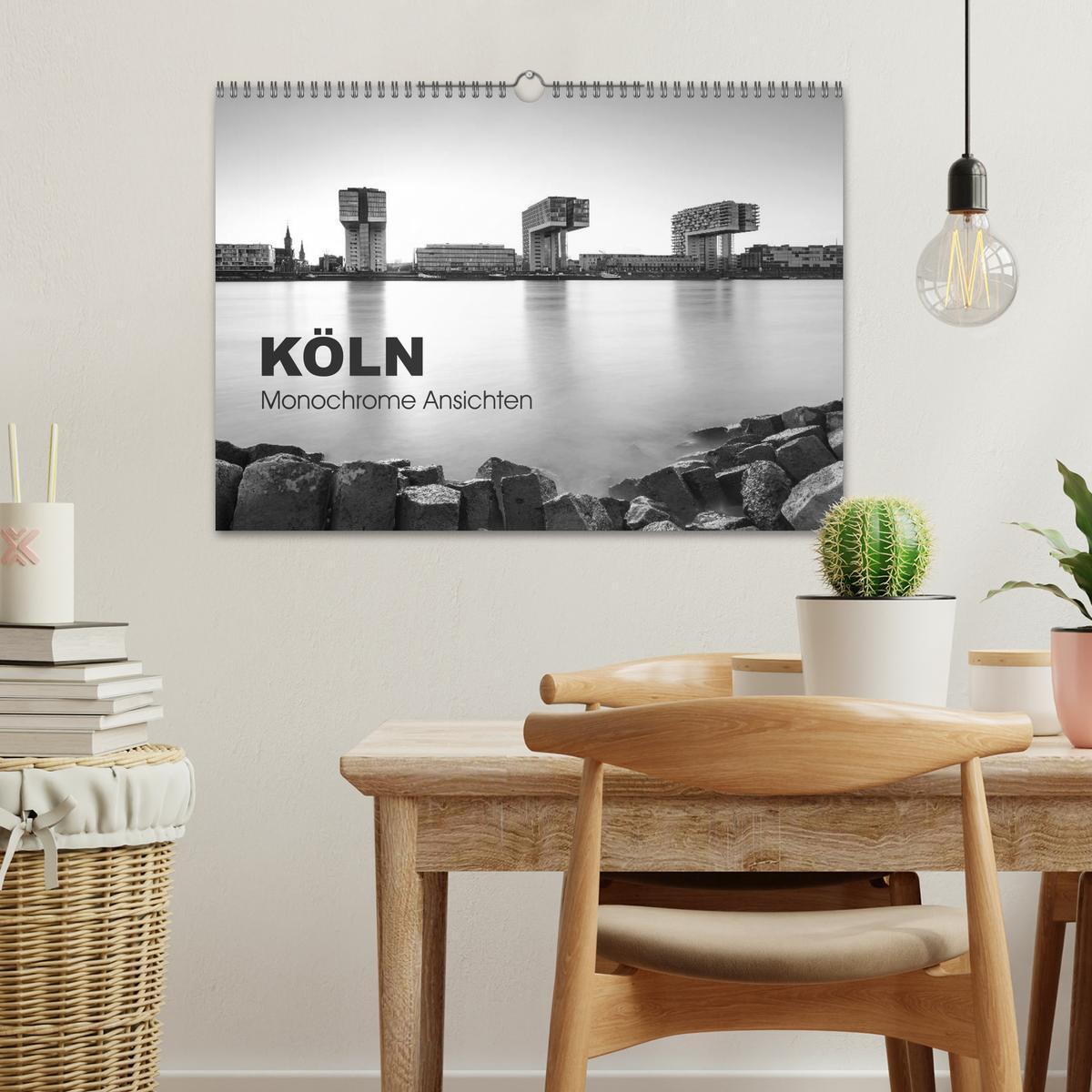 Bild: 9783435556915 | Köln - monochrome Ansichten (Wandkalender 2025 DIN A3 quer),...