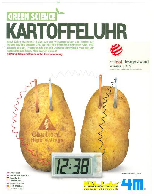 Cover: 4018928686295 | Green Science, Kartoffeluhr (Experimentierkasten) | Spiel | 68629 | 4M