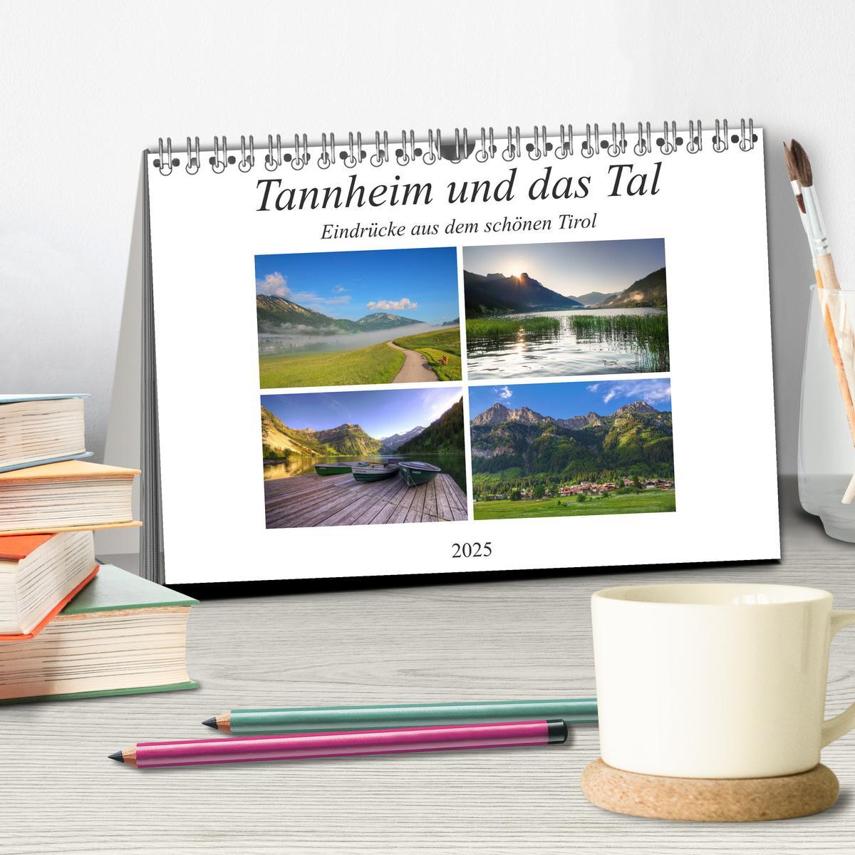 Bild: 9783435307258 | Tannheim und das Tal (Tischkalender 2025 DIN A5 quer), CALVENDO...