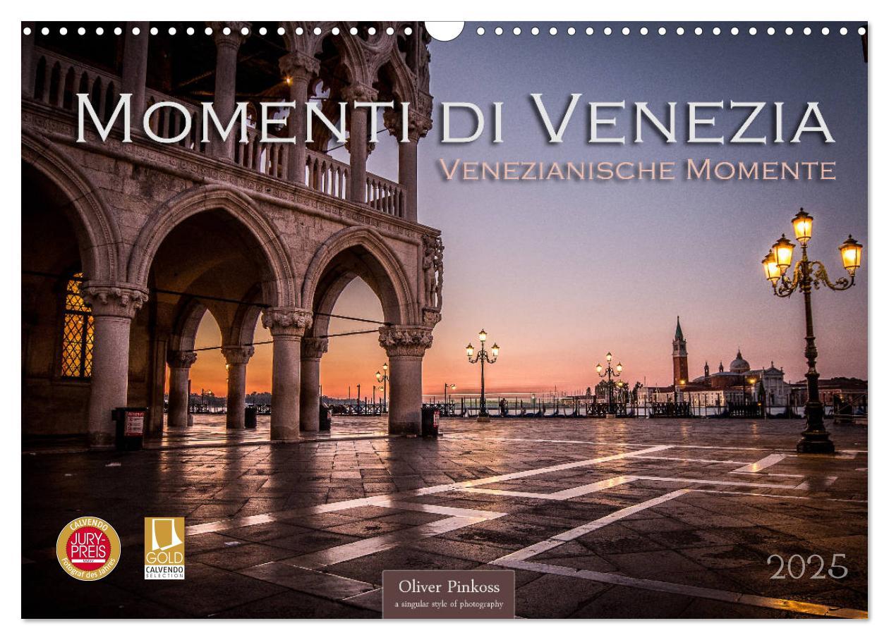 Cover: 9783435403844 | Momenti di Venezia - Venezianische Momente (Wandkalender 2025 DIN...