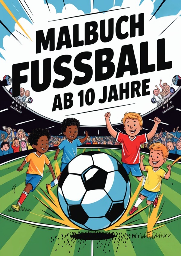 Cover: 9783818730857 | Malbuch Fussball ab 10 Jahre | Anne Dreams | Taschenbuch | Deutsch