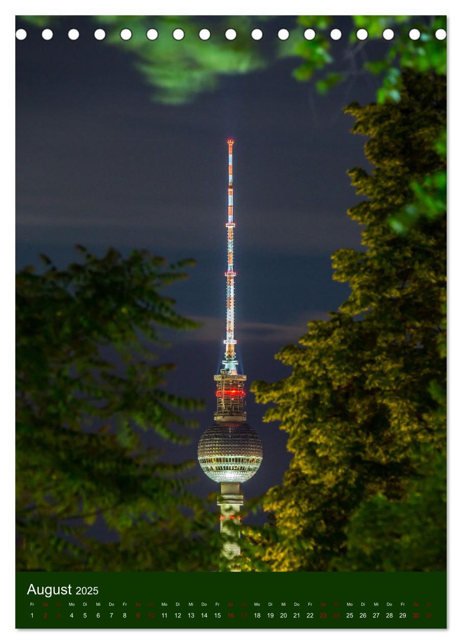 Bild: 9783435908837 | Berliner Fernsehturm - Magische Momente (Tischkalender 2025 DIN A5...