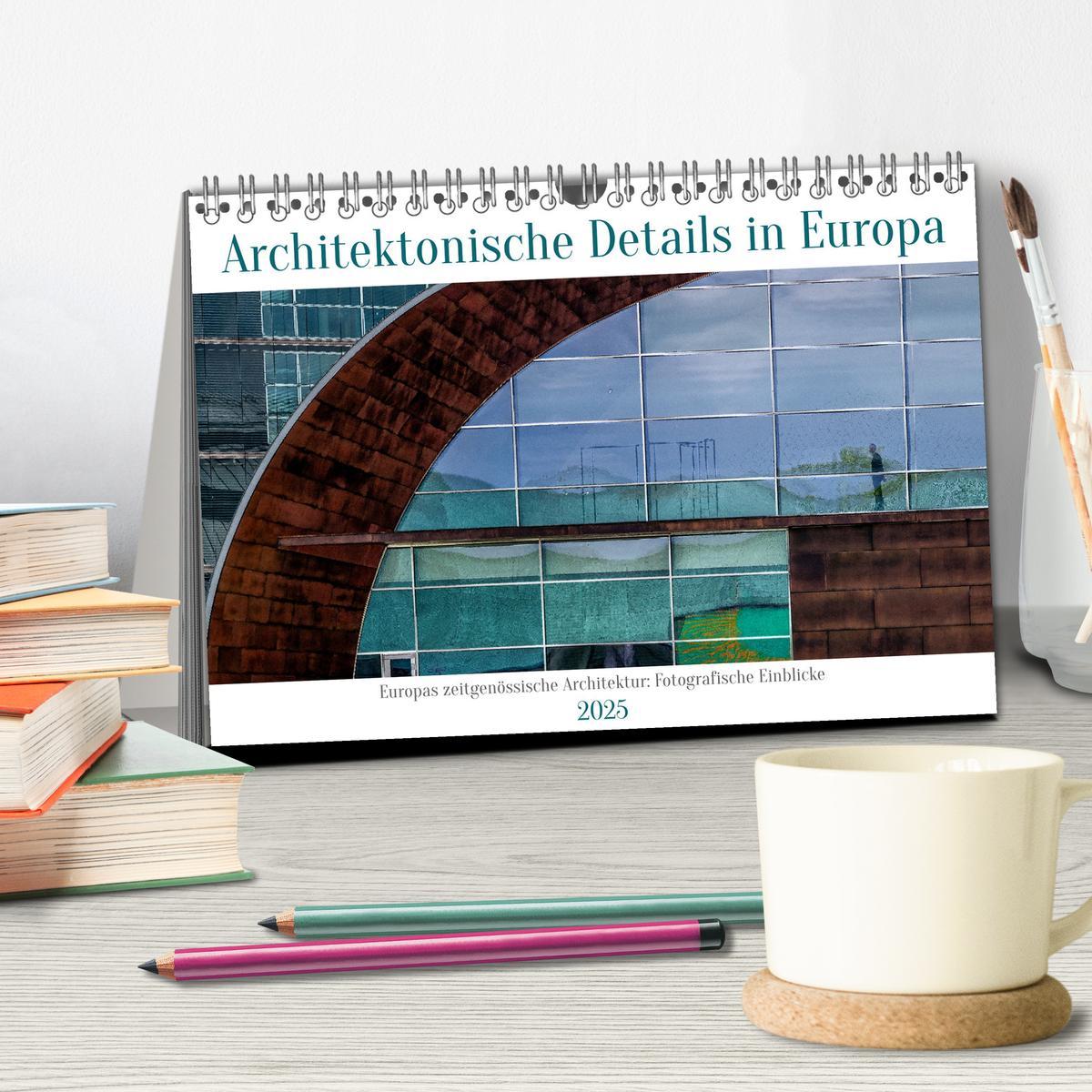 Bild: 9783383854330 | Architektonische Details aus Europa (Tischkalender 2025 DIN A5...