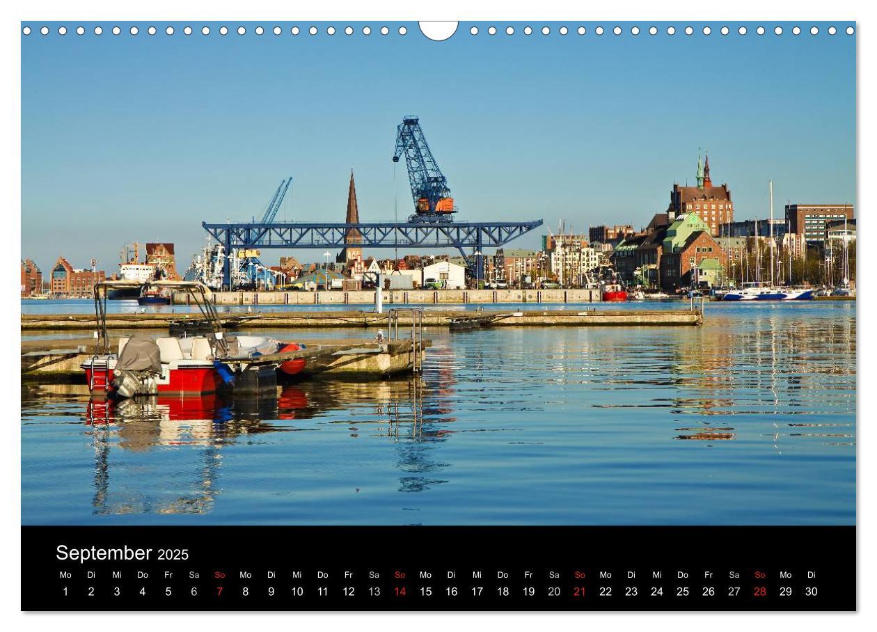 Bild: 9783435833320 | Rostock (Wandkalender 2025 DIN A3 quer), CALVENDO Monatskalender